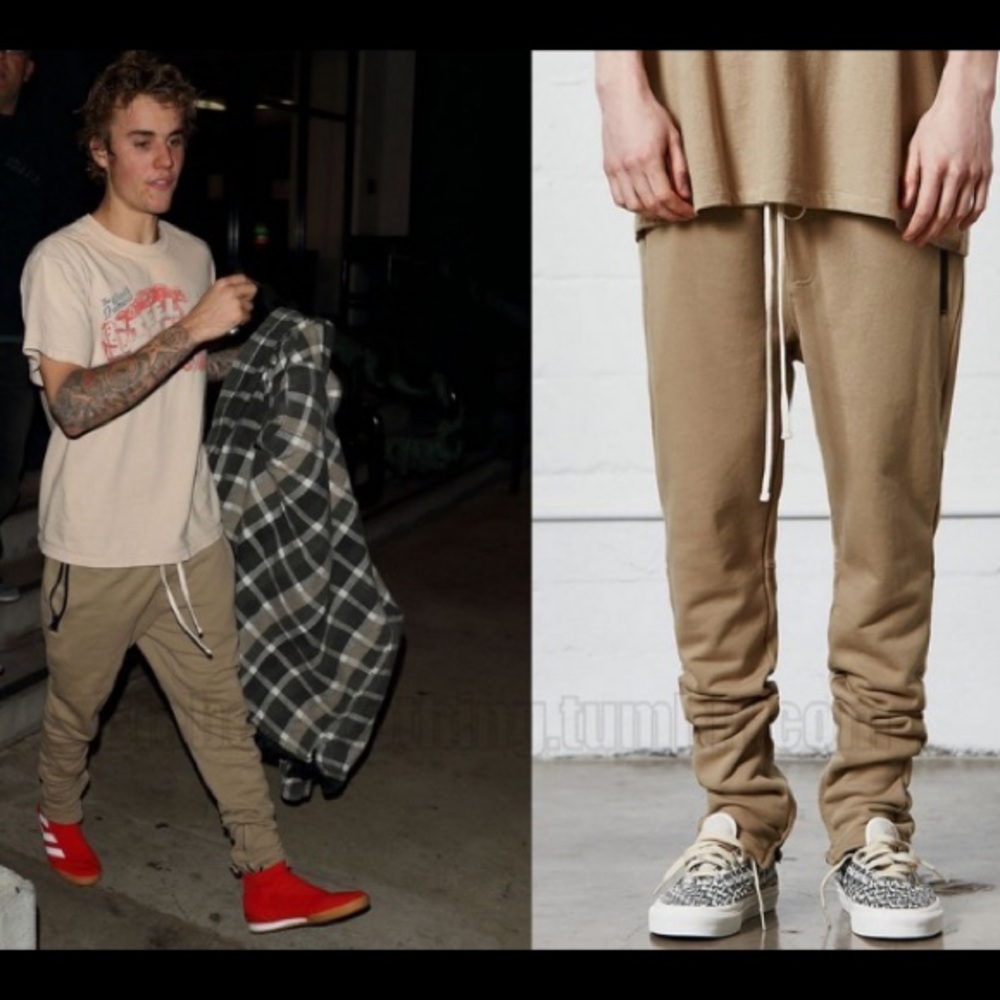 🔥 FOG CHINCHILLA DRAWSTRING PANTS seen on JB 😱